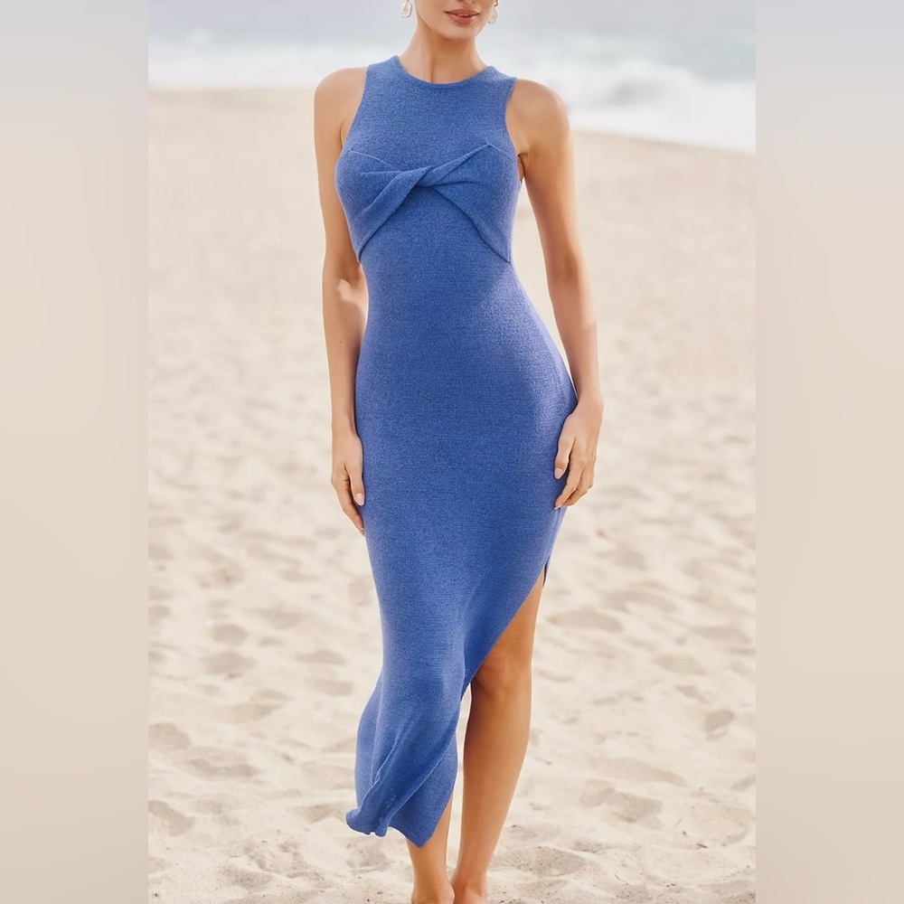 Sunday in Brooklyn Black Twist Front MaxiDress